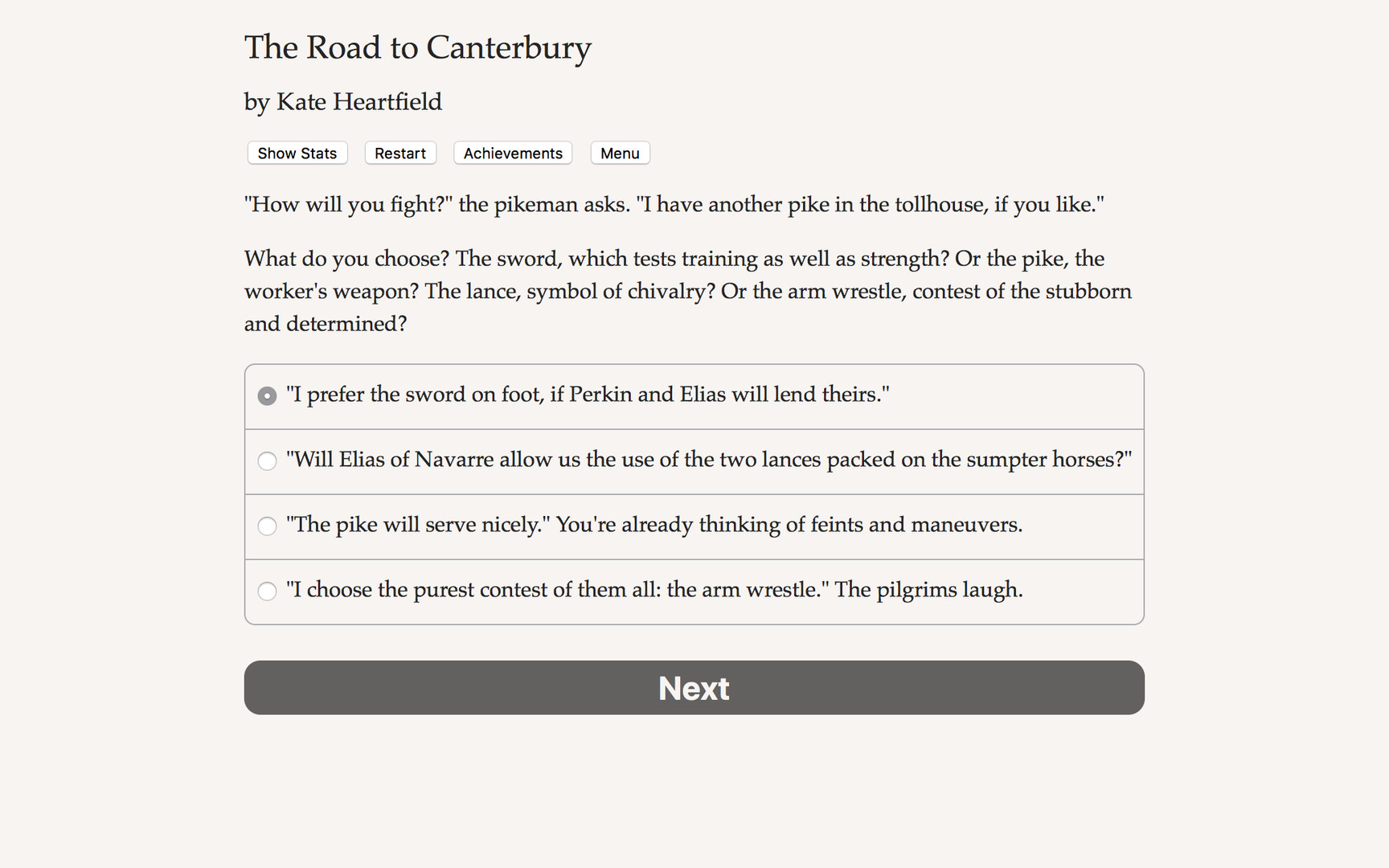 The Road to Canterbury - Screenshot 2