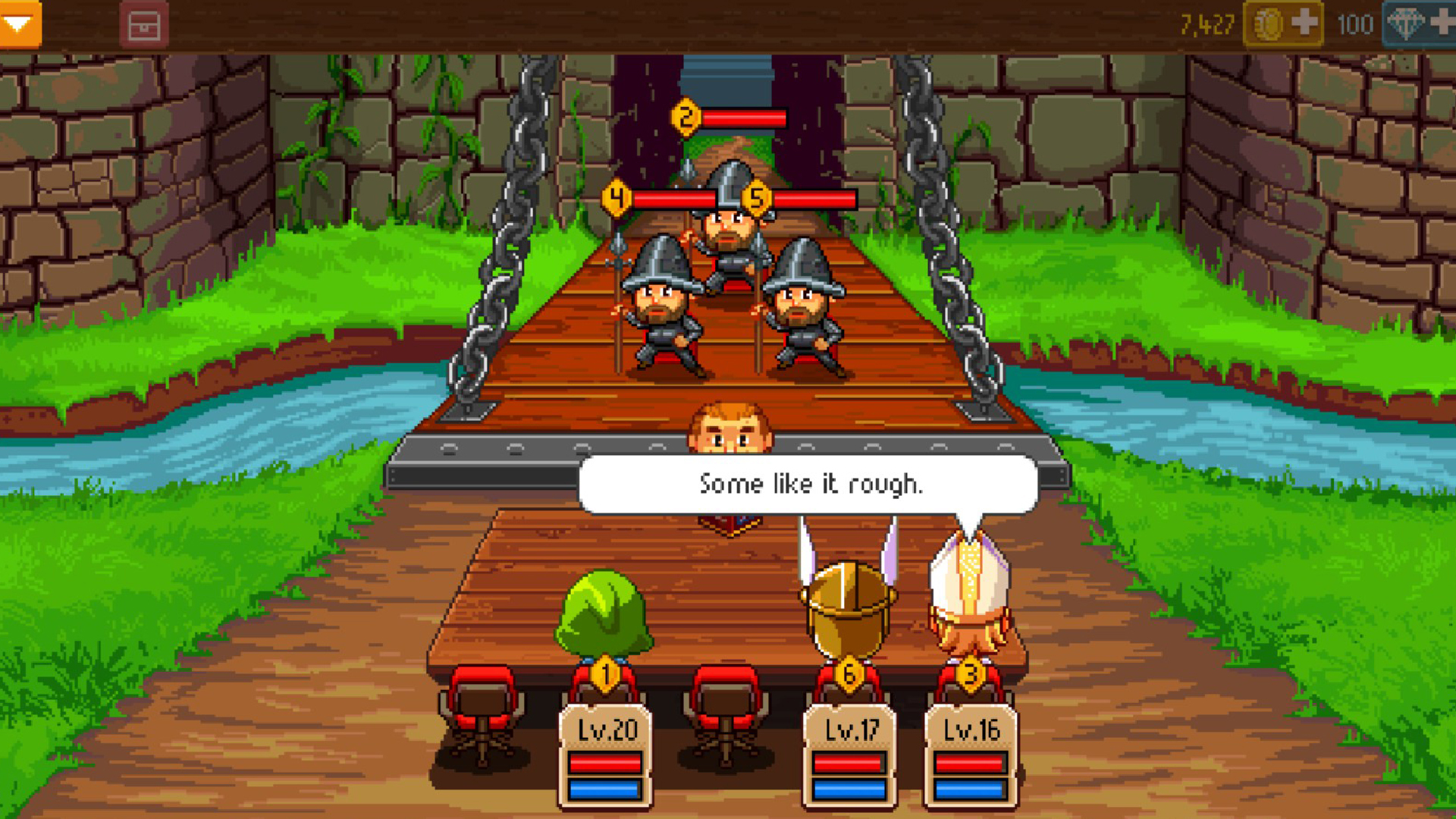 Knights of Pen and Paper 2: Free Edition - Screenshot 1