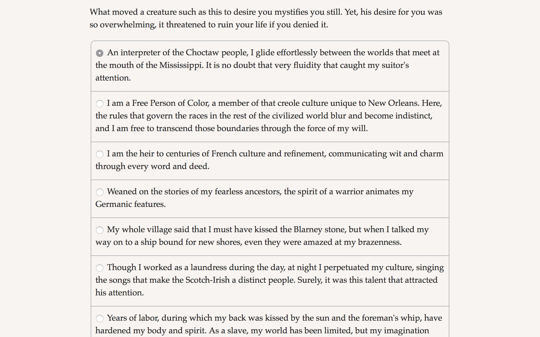 Choice of the Vampire - Screenshot 1