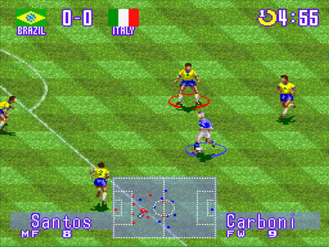 International Superstar Soccer Deluxe (SNES) Review - Sports Video Game  Reviews