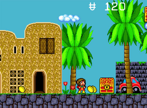 illustration de Alex Kidd In The Enchanted Castle