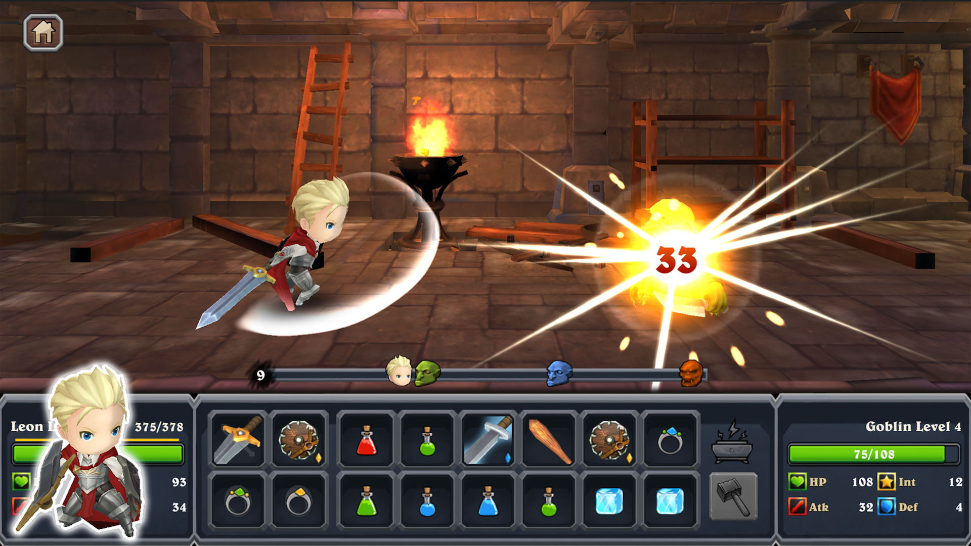Clumsy Knights : Threats of Dragon - Screenshot 3