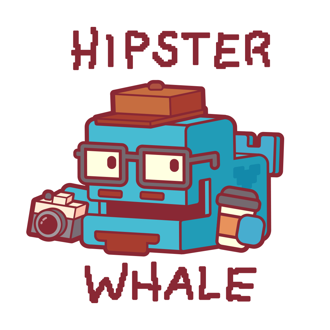 Hipster Whale logo