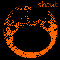 Shout 标志