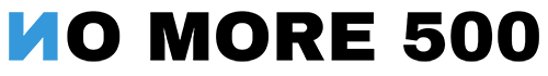 No More 500 logo