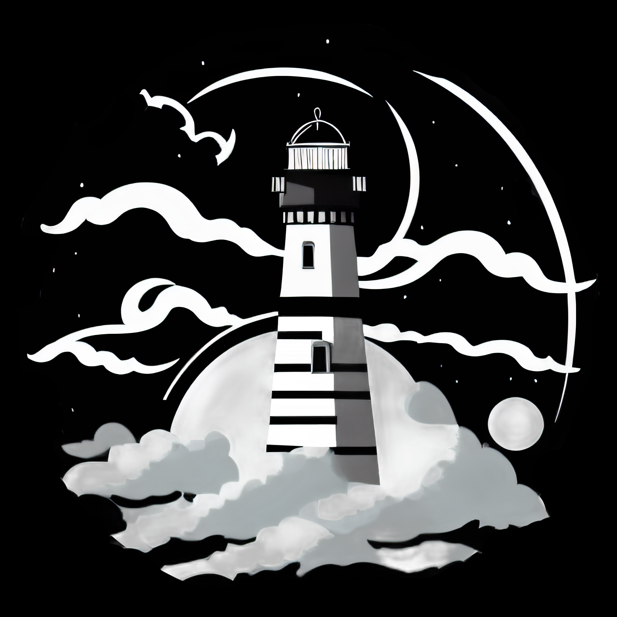 Lunar Lighthouse Studios 标志