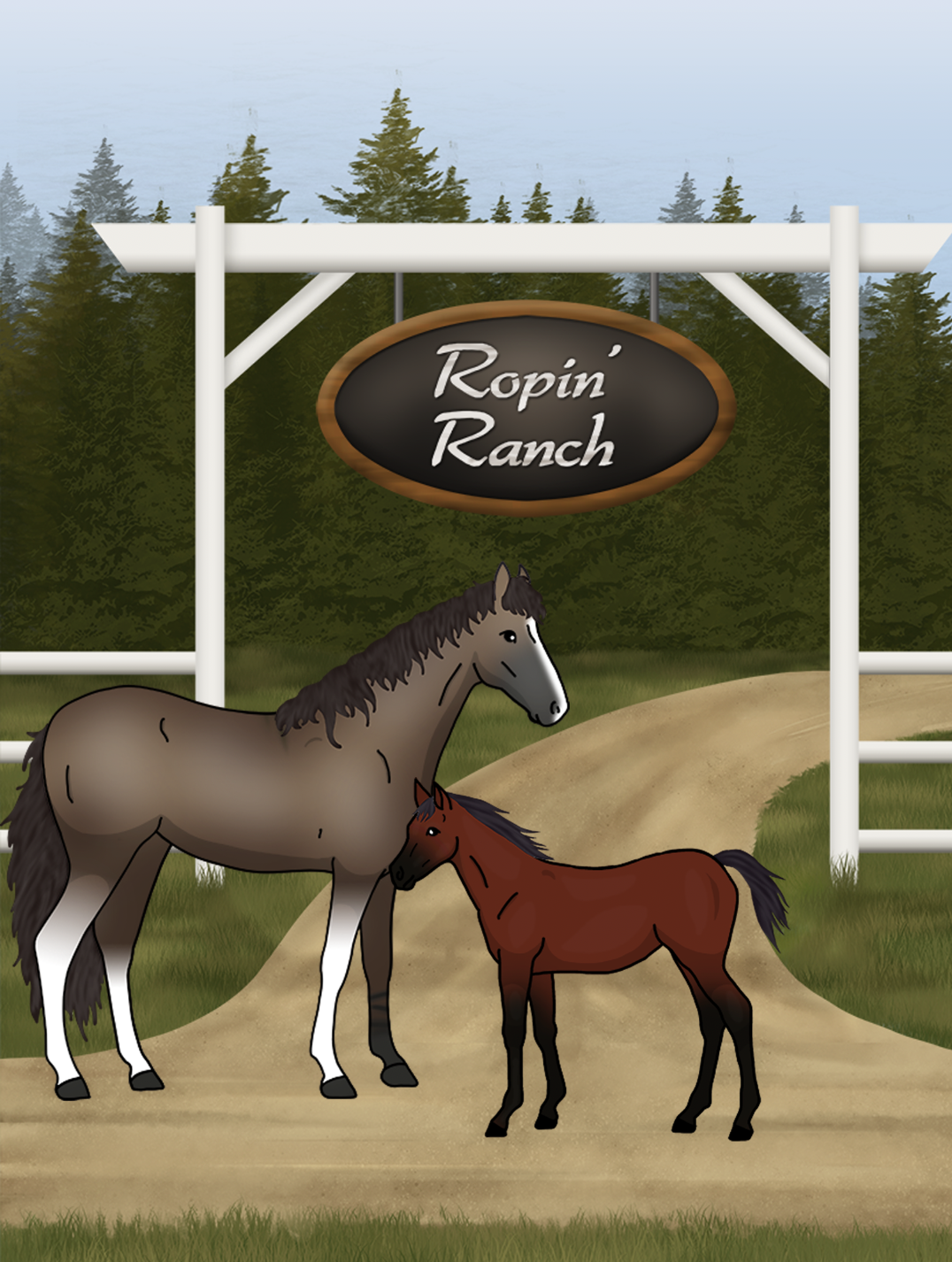 Ropin' Ranch 标志