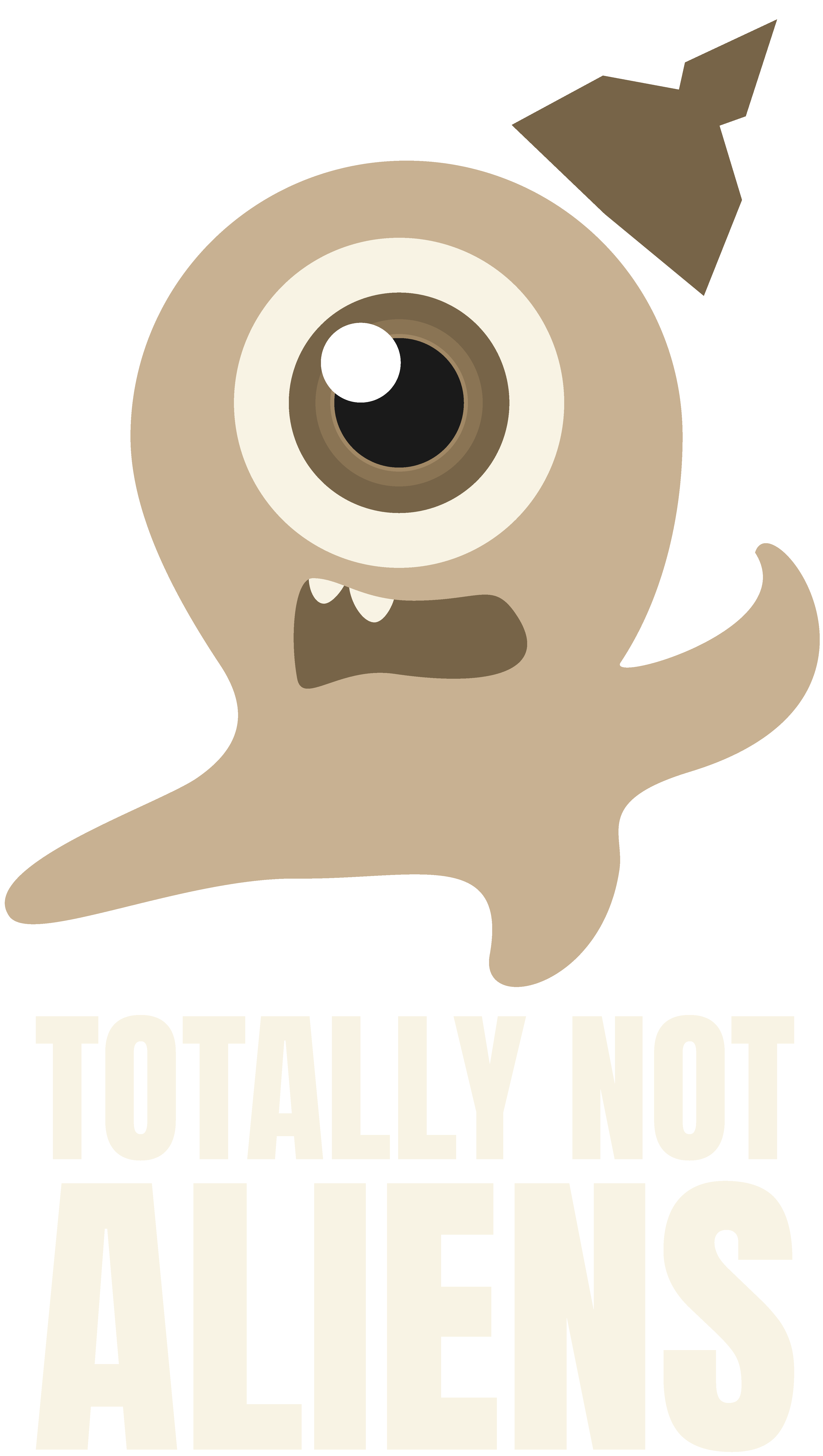 Totally Not Aliens 标志