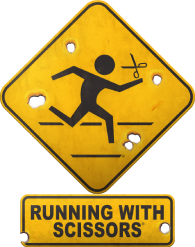 Running With Scissors logo