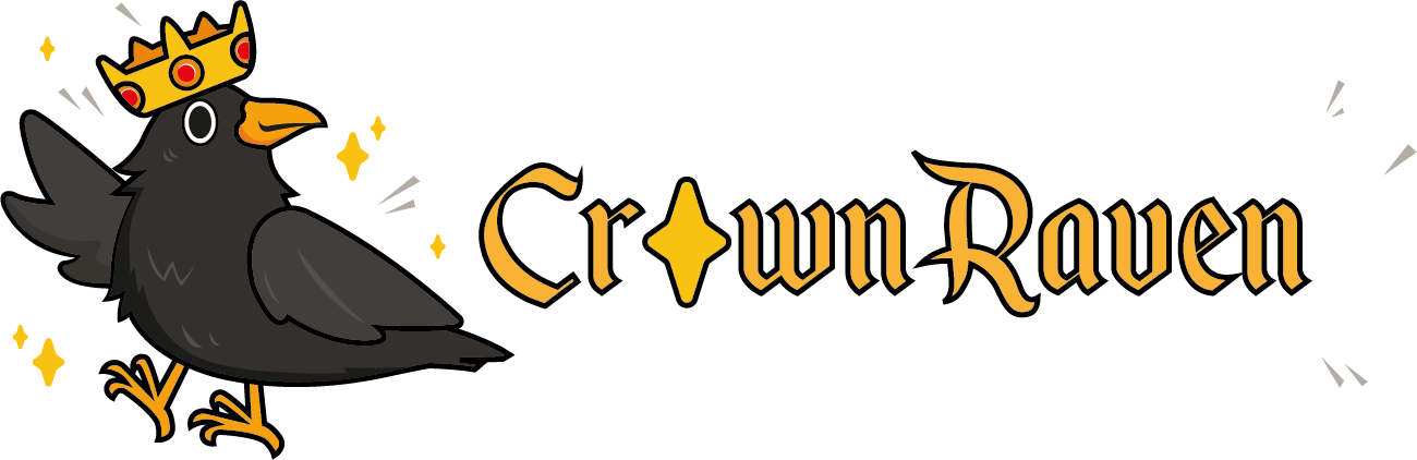 CrownRaven Games 标志