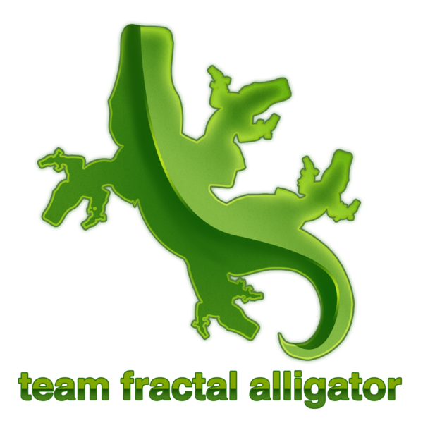 Team Fractal Alligator logo