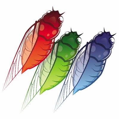 One Wing Cicada 标志