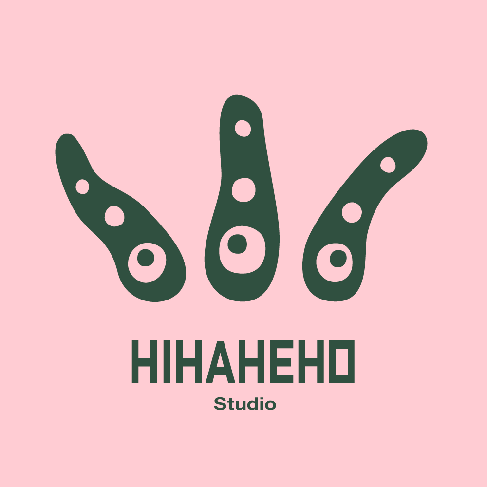 HIHAHEHO Studio 标志