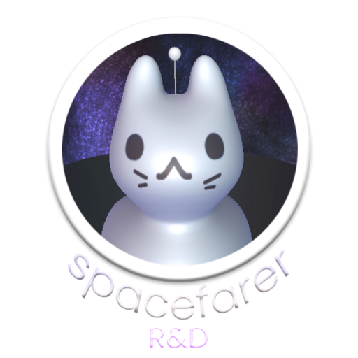 Spacefarer Research and Development 标志