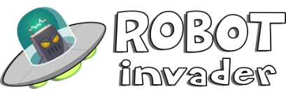 Robot Invader 标志