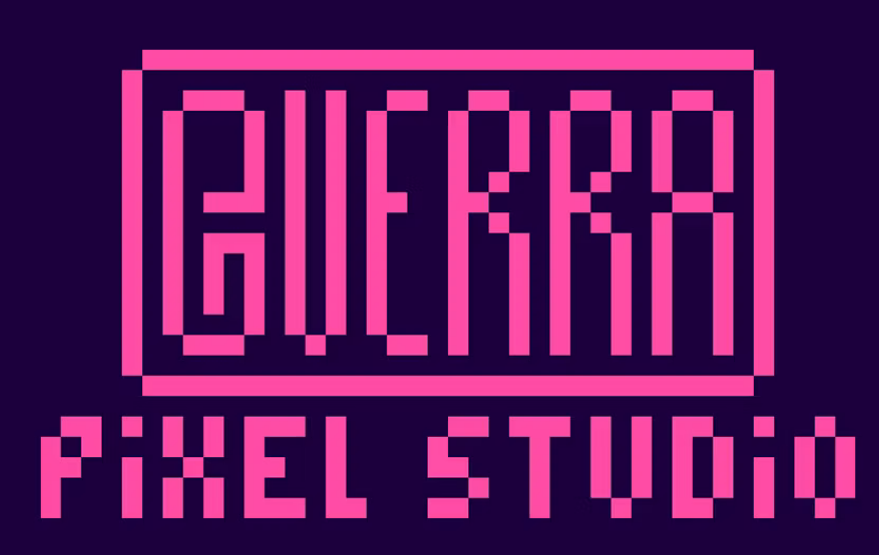 Guerra Pixel Studio 标志