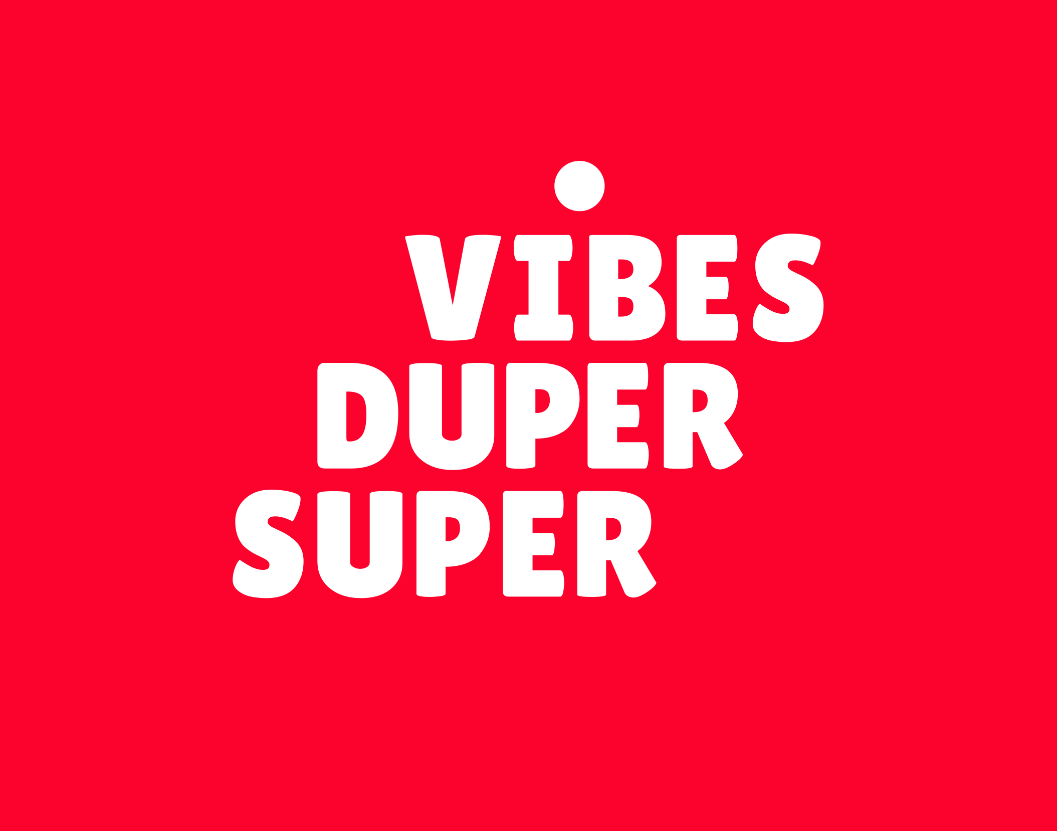 Super Duper Vibes 标志
