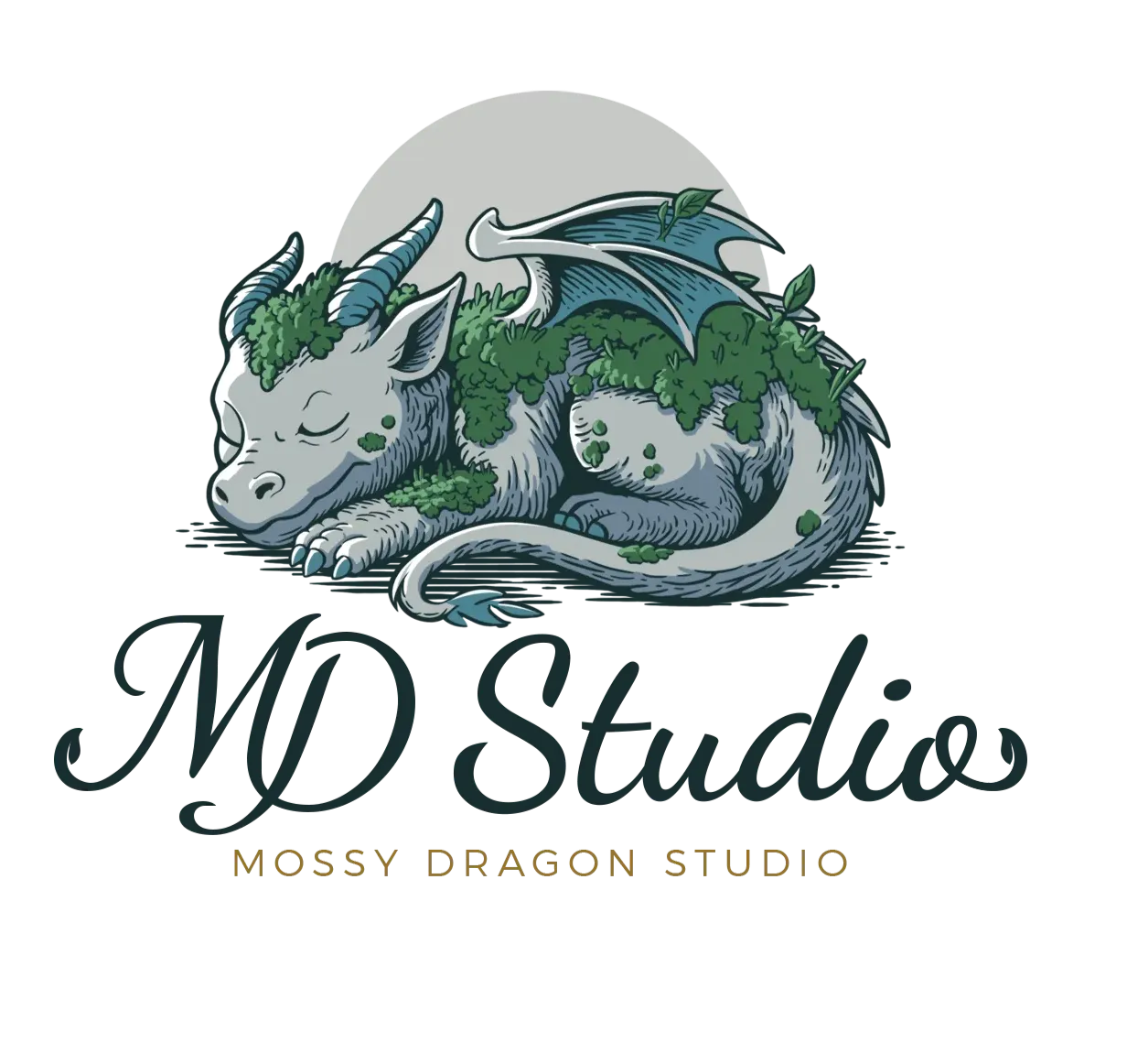 Mossy Dragon Studio logo
