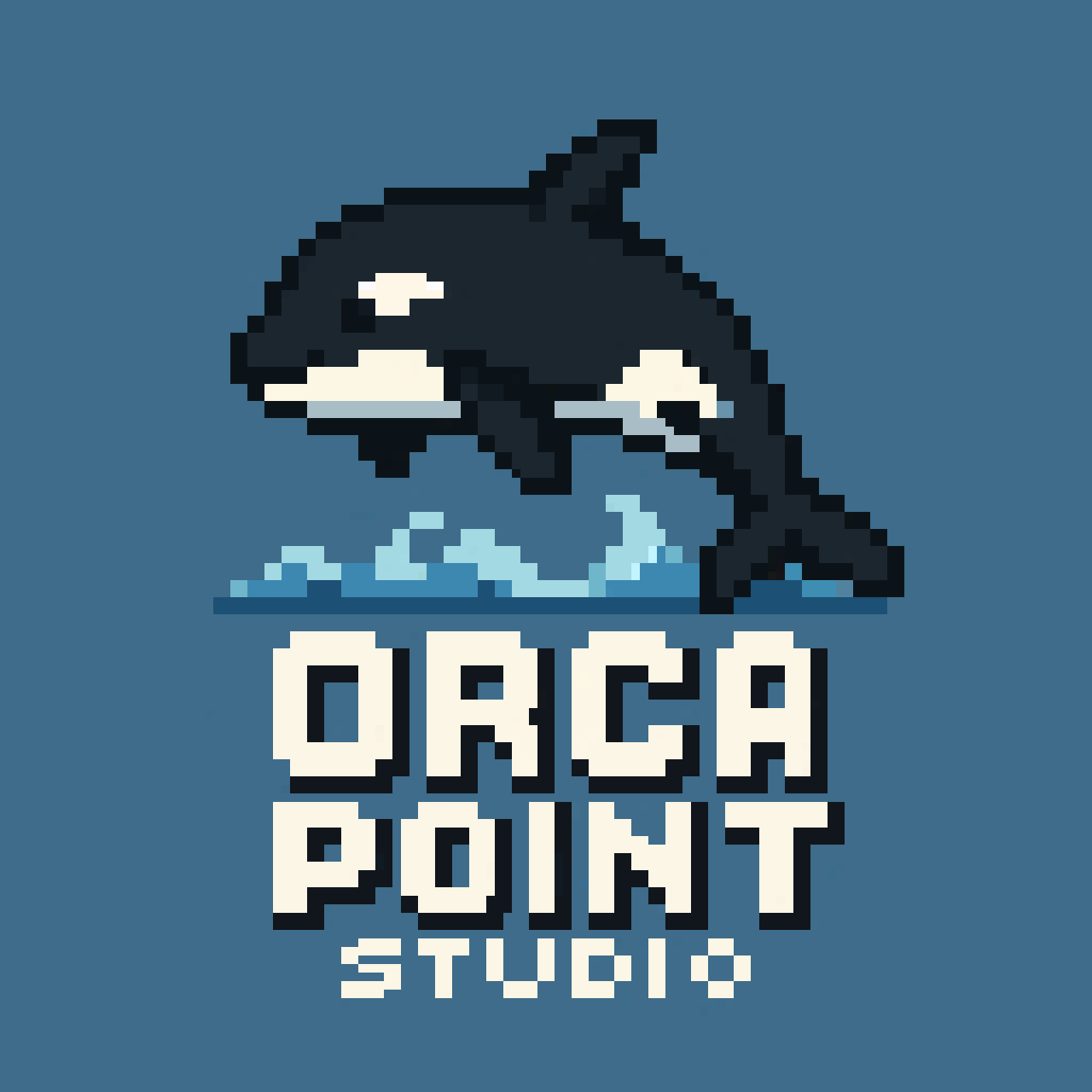 Orca Point Studio 标志
