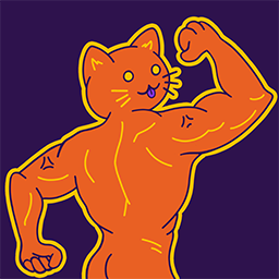 Muscular Kittens 标志