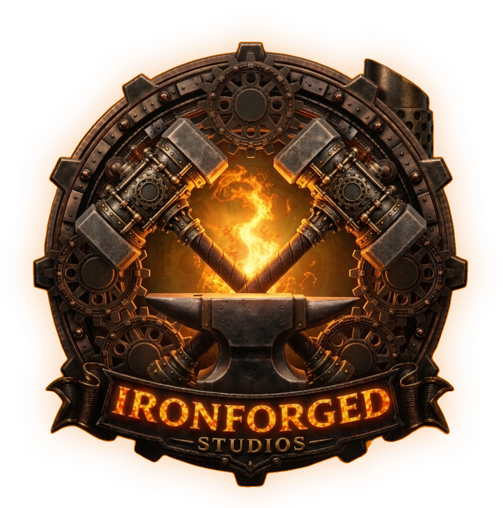 Ironforged Studios logo