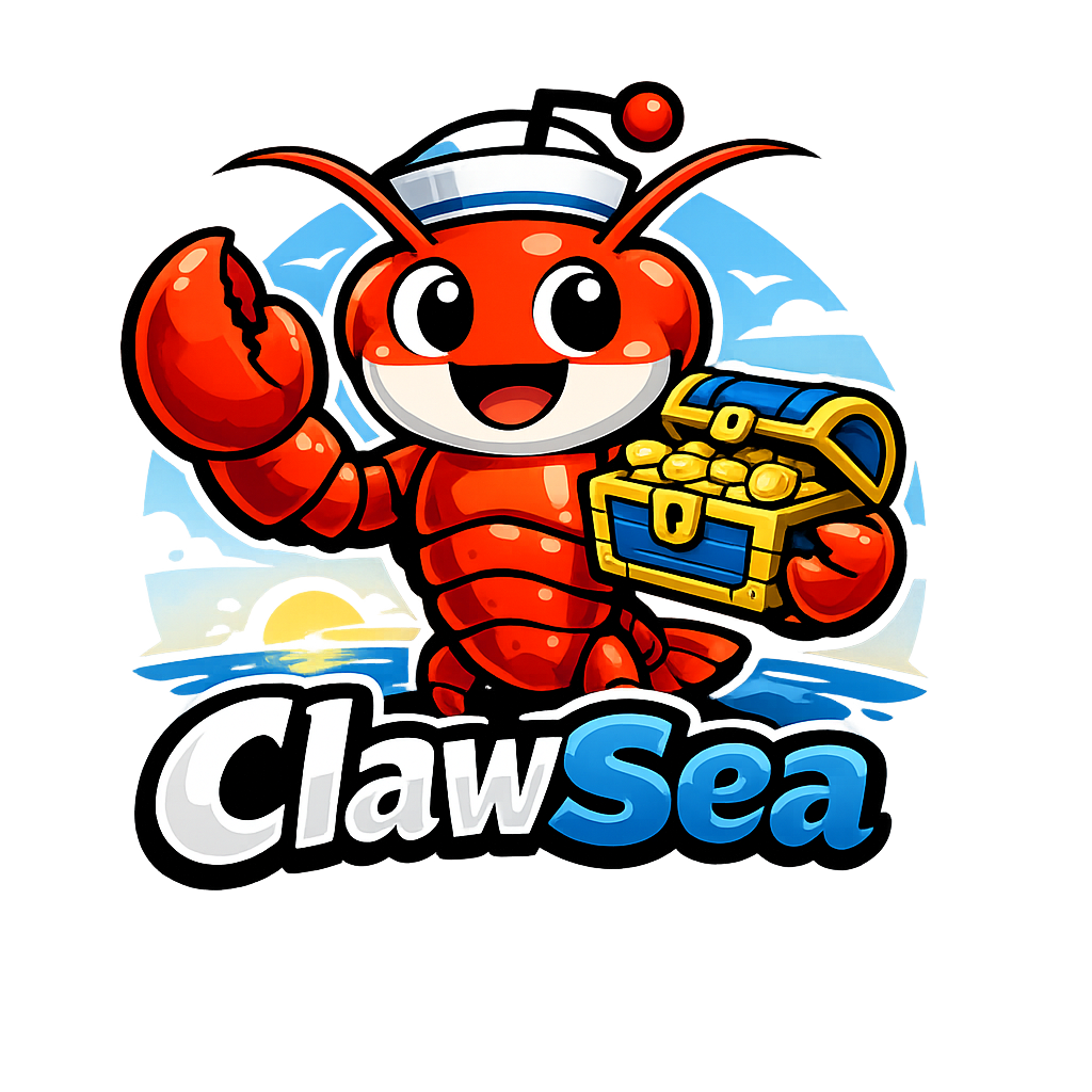 ClawSea 标志