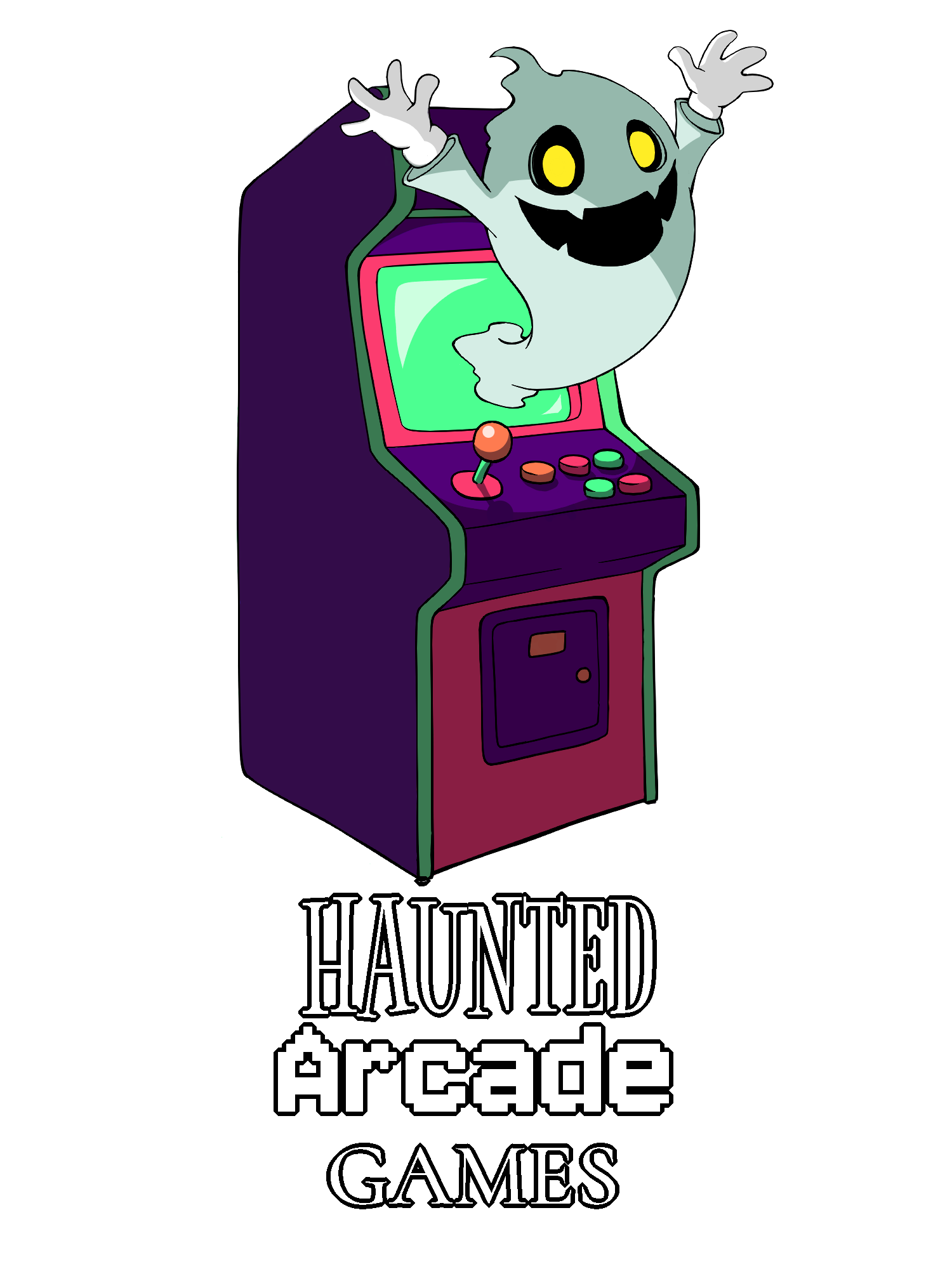 Haunted Arcade Games 标志