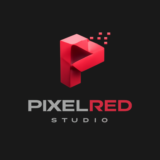 PixelRed Studio 标志