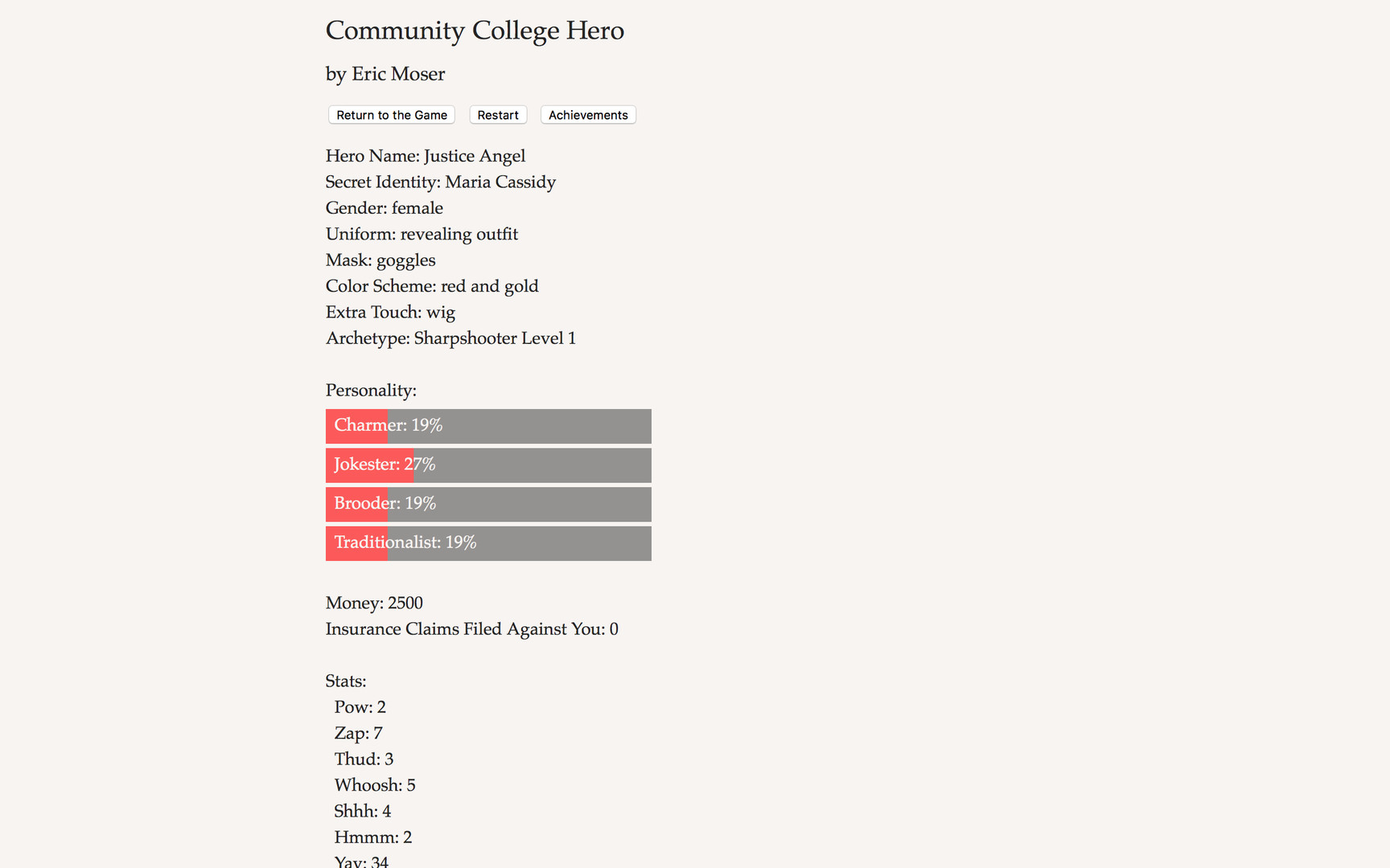 Community College Hero: Trial by Fire - Screenshot 1