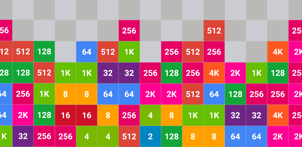 Game cover: Columns 2048: Match 3 Numbers