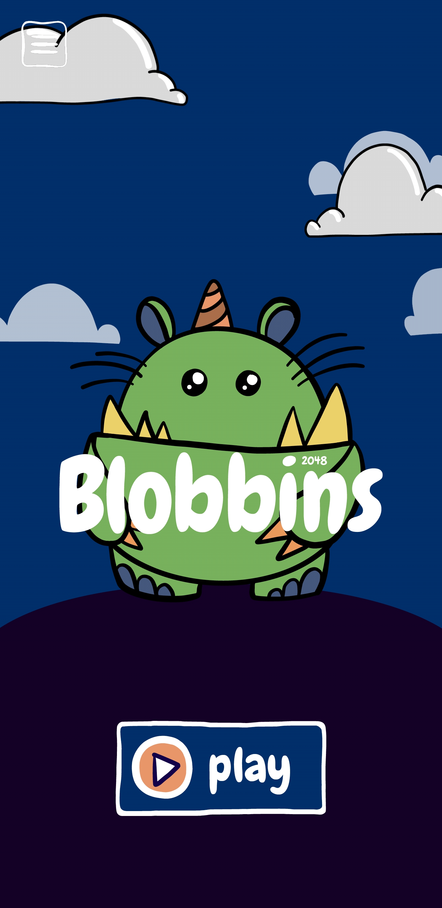 Game cover: Blobbins 2048