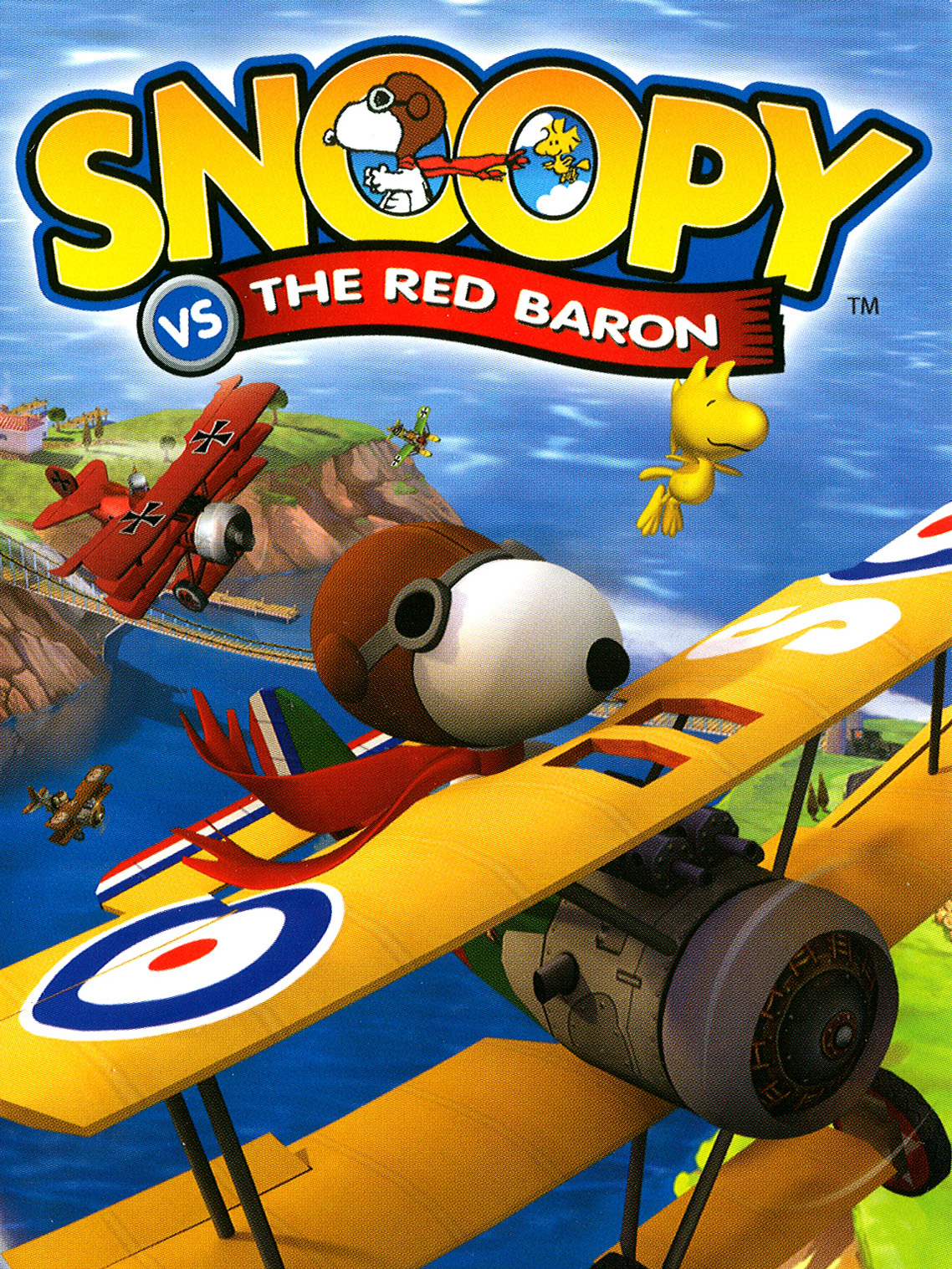 Game cover: Snoopy vs. The Red Baron