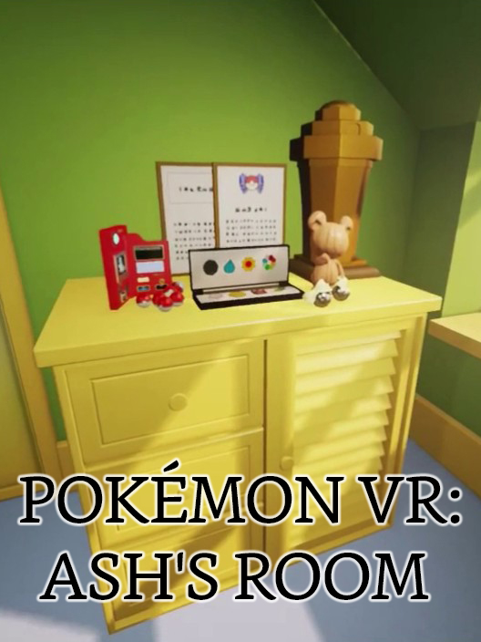 Game cover: Pokémon VR: Ash's Room