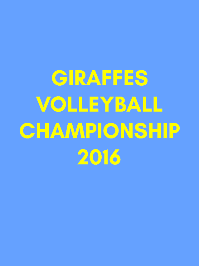 Game cover: Giraffes Volleyball Championship 2016