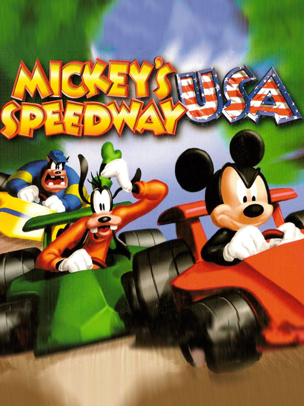 Game cover: Mickey's Speedway USA