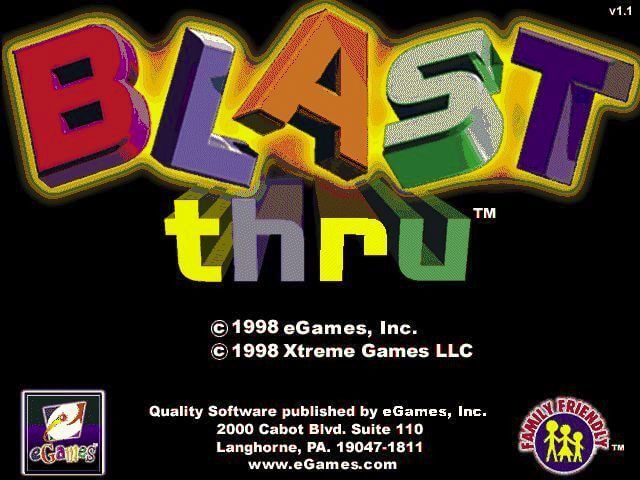 Game cover: Blast Thru