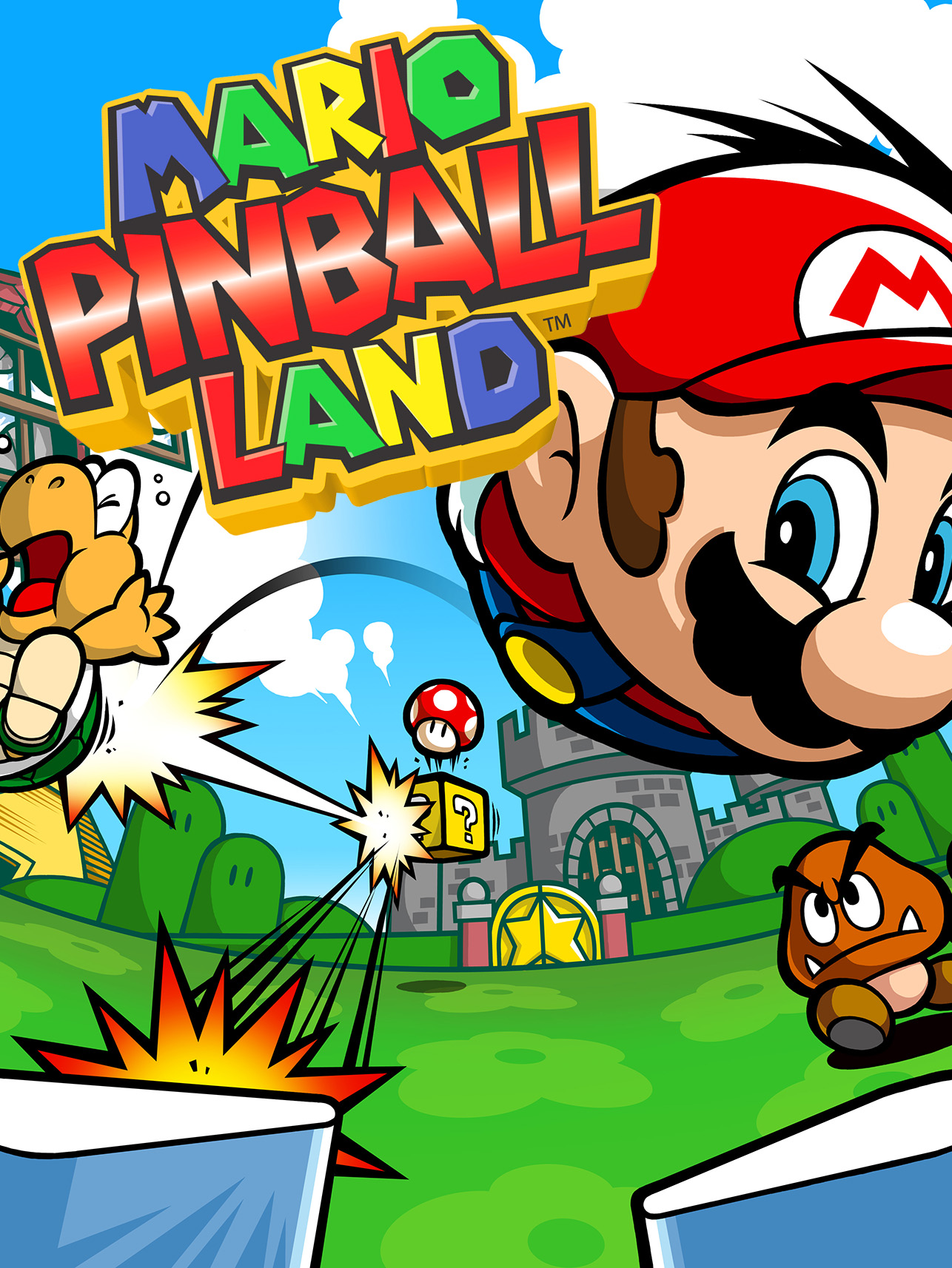 Game cover: Mario Pinball Land
