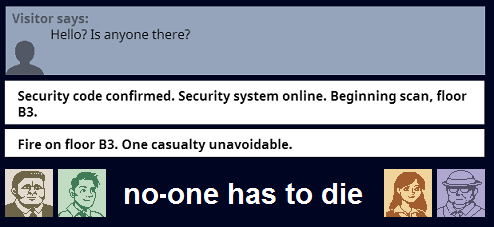Game cover: No-one has to Die