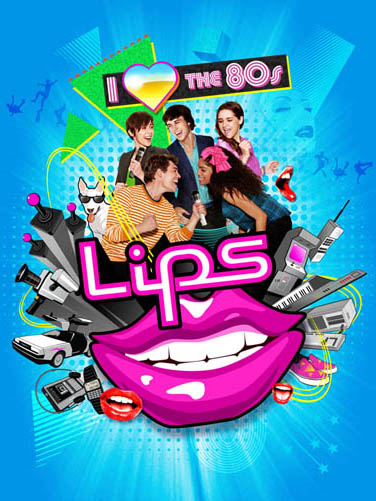 Game cover: Lips: I Love the 80's