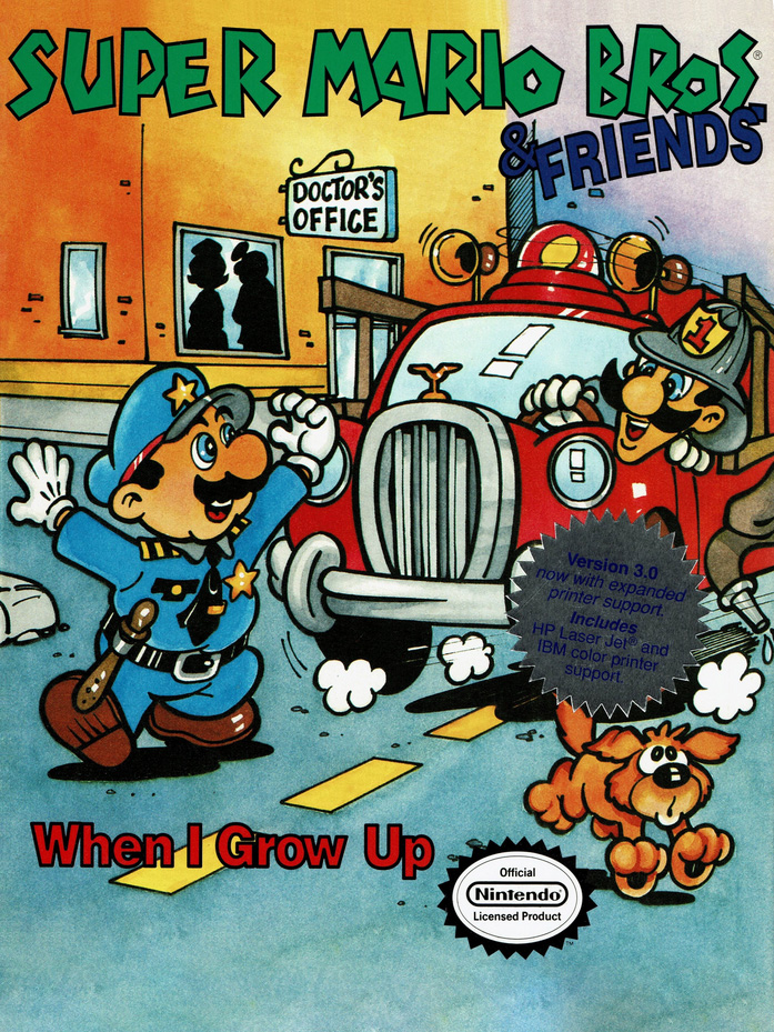 Game cover: Super Mario Bros. & Friends: When I Grow Up