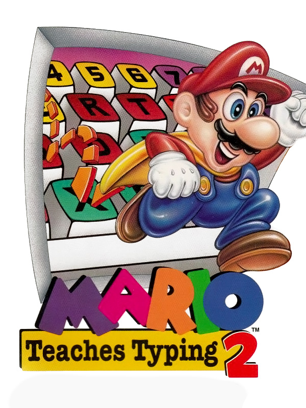 Game cover: Mario Teaches Typing 2