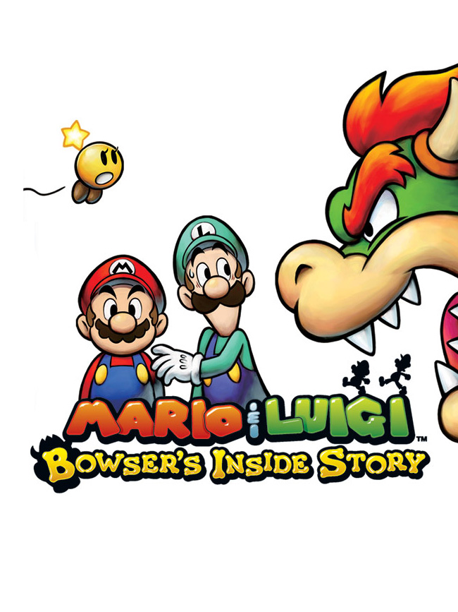 Game cover: Mario & Luigi: Bowser's Inside Story