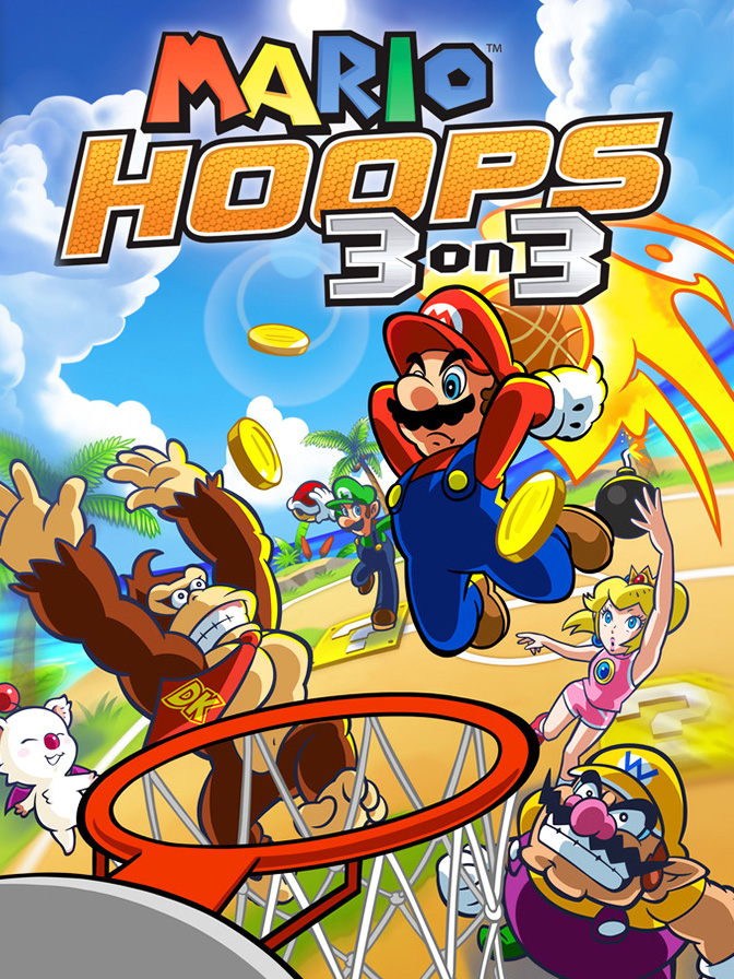 Game cover: Mario Hoops 3-on-3