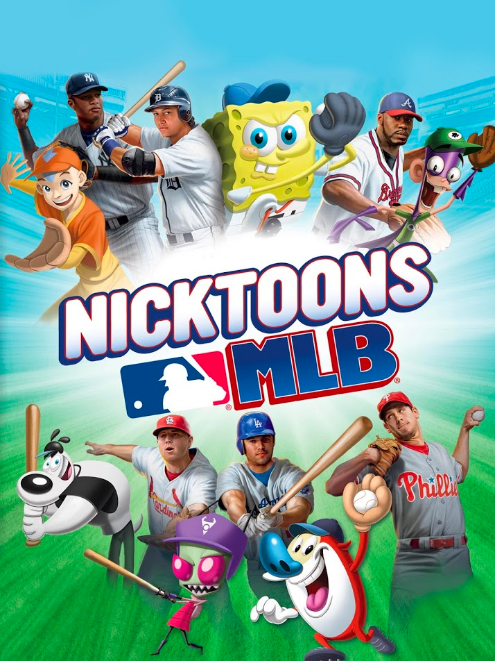 Game cover: Nicktoons MLB
