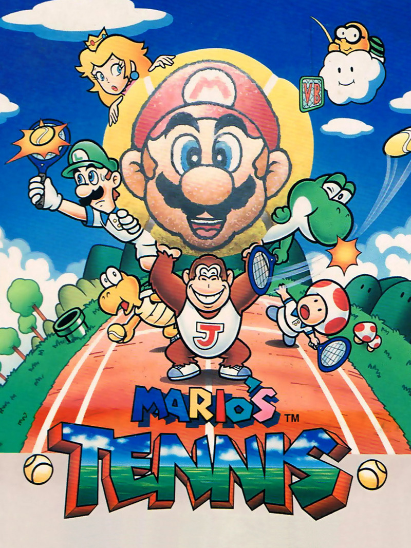 Game cover: Mario's Tennis