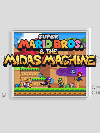 Game cover: Super Mario Bros. & The Midas Machine