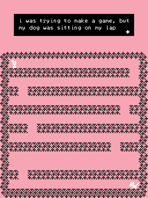 Game cover: I Was Trying to Make a Game, But My Dog Was Sitting On My Lap