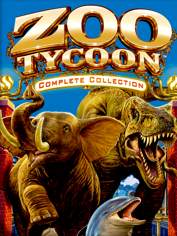 ZOO TYCOON 1 COMPLETE COLLECTION Pc Base Game + Dinosaur Digs & Marine  Mania