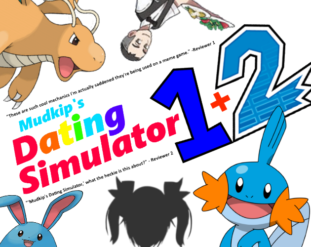 Game cover: Mudkip's Dating Simulator 1+2