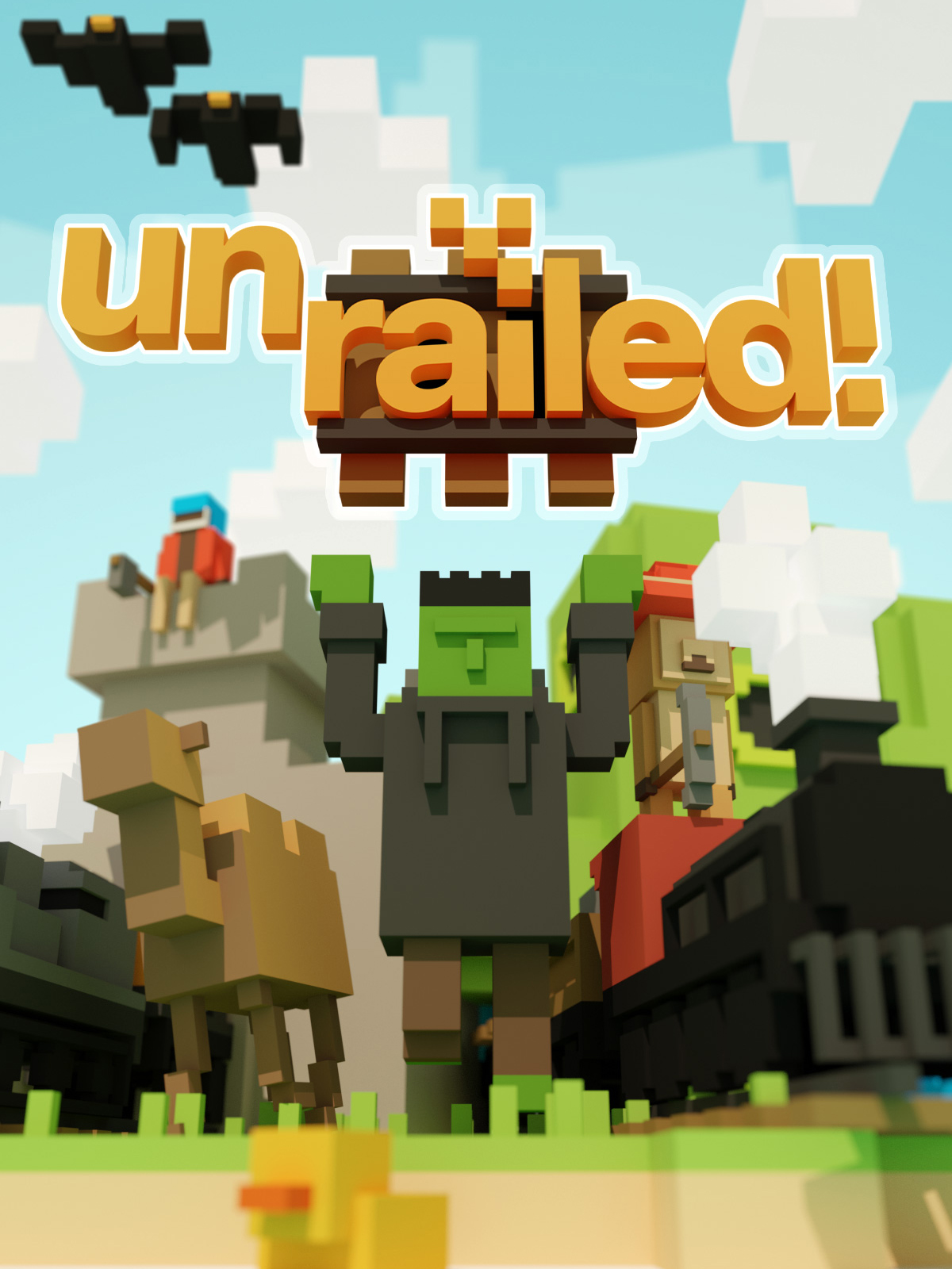 Save 75% on Unrailed! on Steam